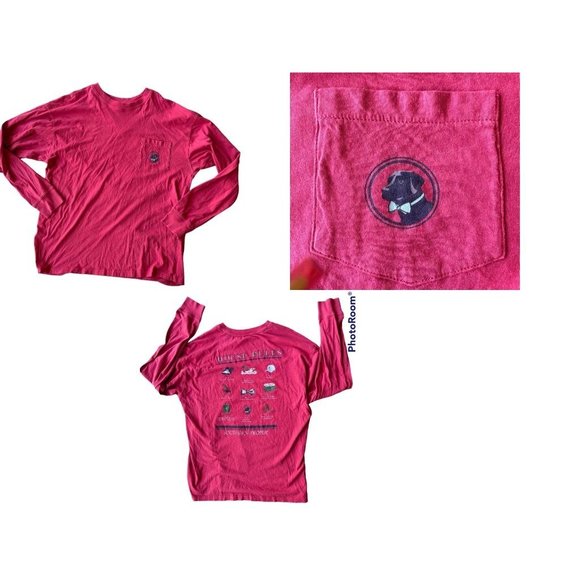 Southern Proper House Rules Long Sleeve T- Shirt Large Red Black Lab Du… - Picture 8 of 12